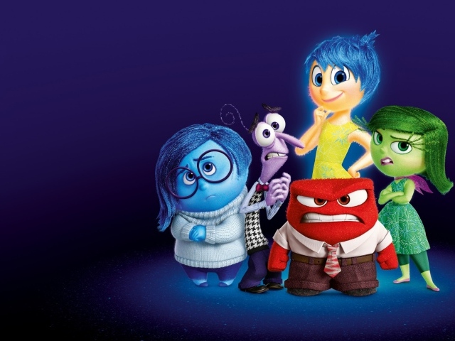 Главные персонажи эмоции мультфильм Головоломка 