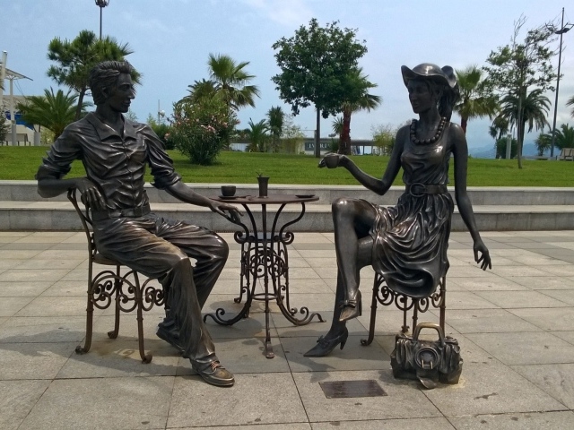 Памятник на Батумском бульваре  