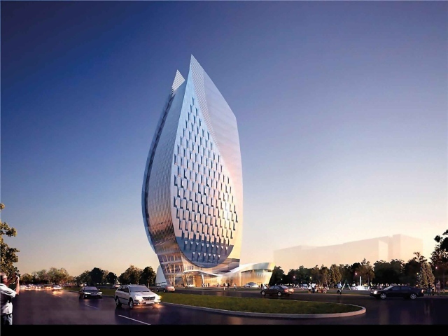 Высотное здание Azersu Office Tower Баку 