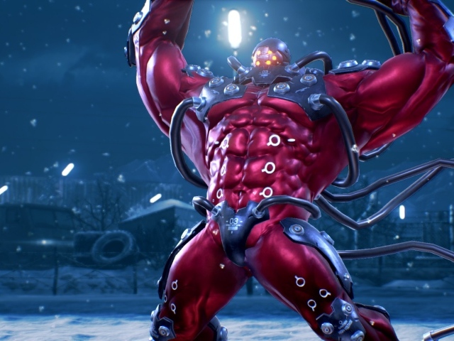 Боец - киборг Gigas персонаж игры Tekken 7