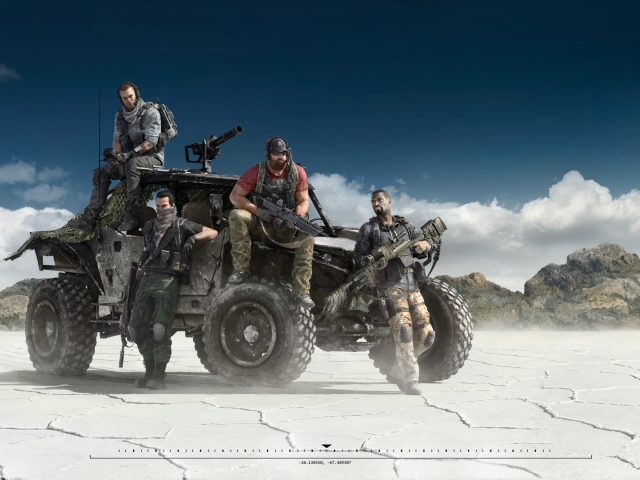 Команда персонажей из игры Tom Clancy's Ghost Recon Wildlands 