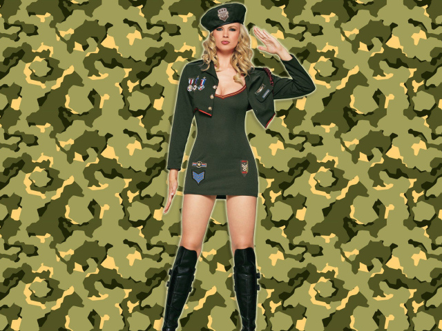 Настоящая защитница отечества 