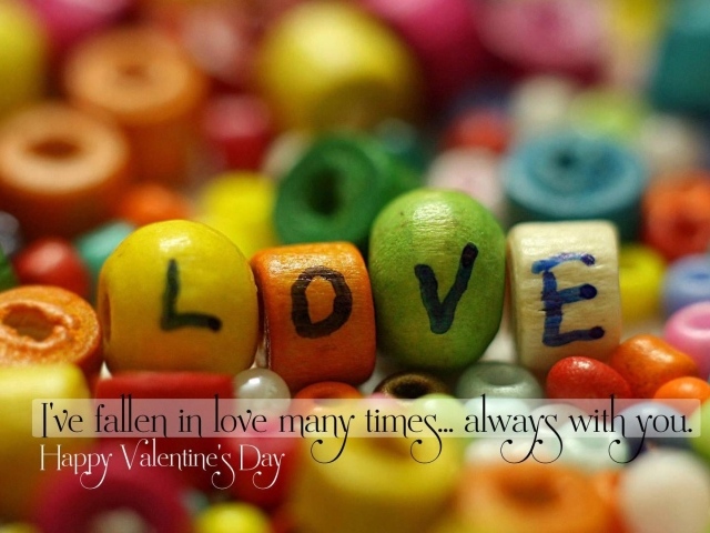 Признание в любви  на День Святого Валентина 