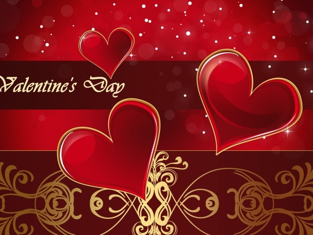 Открытка ко Дню Святого Валентина 