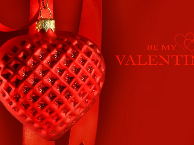 Красное сердце игрушка на День Святого Валентина 