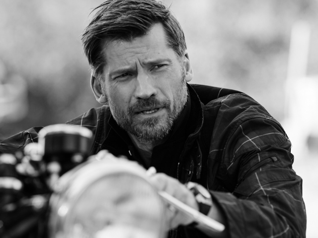 Популярный актер Николай Костер-Вальдау черно-белое фото