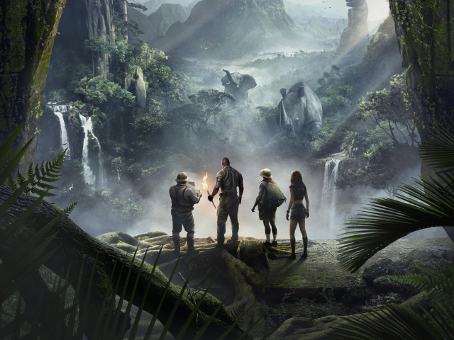 Кадр нового фильма Джуманджи. Зов джунглей, 2017