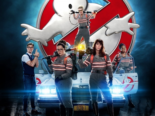 Герои фильма Охотники за привидениями 2016 