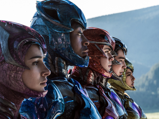 Главные персонажи фильма Могучие рейнджеры 2017 