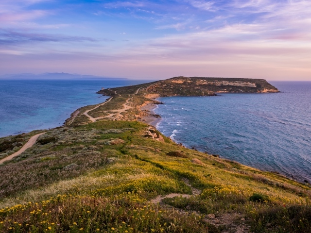 Мыс Капо Сан - Марко, полуостров Синис   