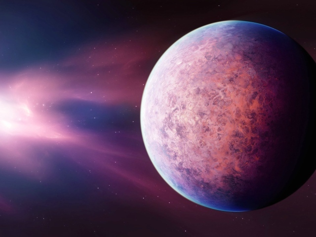 Пурпурная планета солнечной системы 