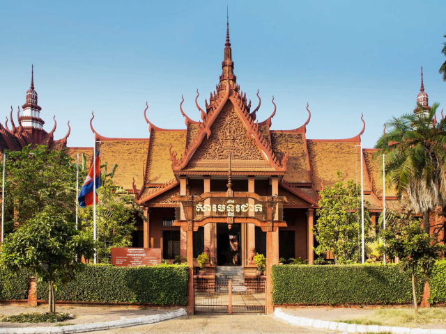 Музей  в городе Пномпень, Камбоджа 
