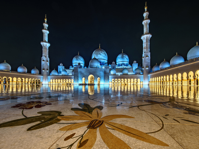Мечеть шейха Зайда, Абу- Даби. ОАЭ 