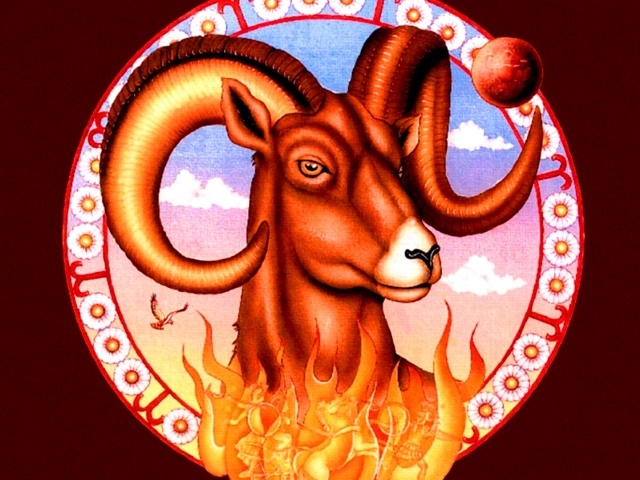 Знак зодиака Овен рисунок 