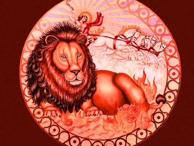 Знак зодиака Лев рисунок 