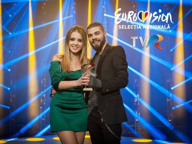 Участники Евровидения 2017 в Киеве от Румынии Илинка и Алекс Флоря 