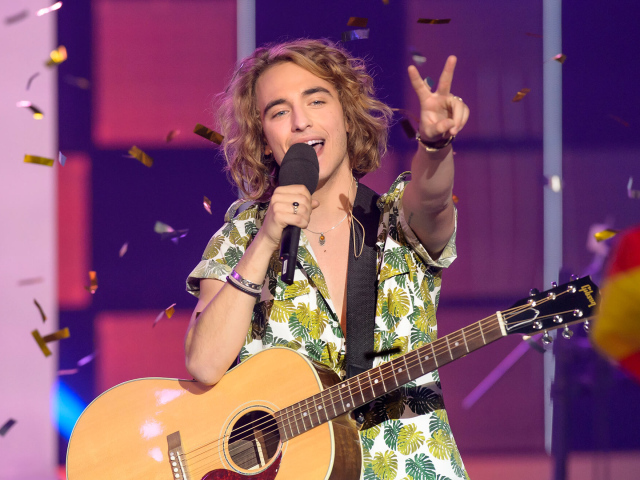 Певец Манель Наварро представитель Испании Евровидение 2017, Киев 