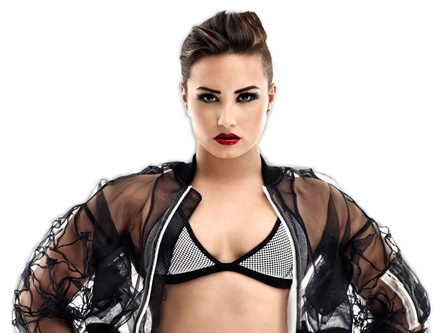 Эффектная американская актриса и певица Деми Ловато