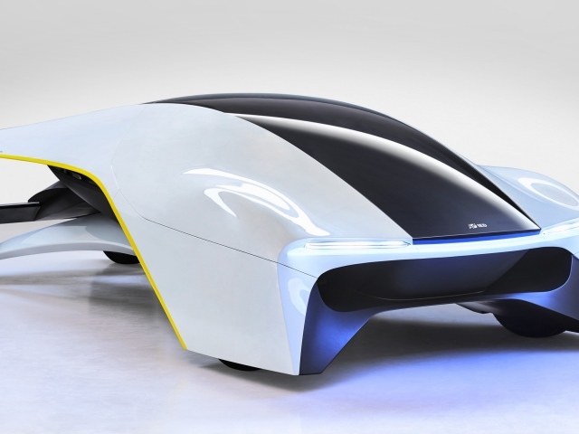 Необычный электромобиль  IED Scilla, 2018 на сером фоне