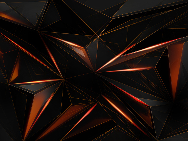 Абстрактные черные фигуры