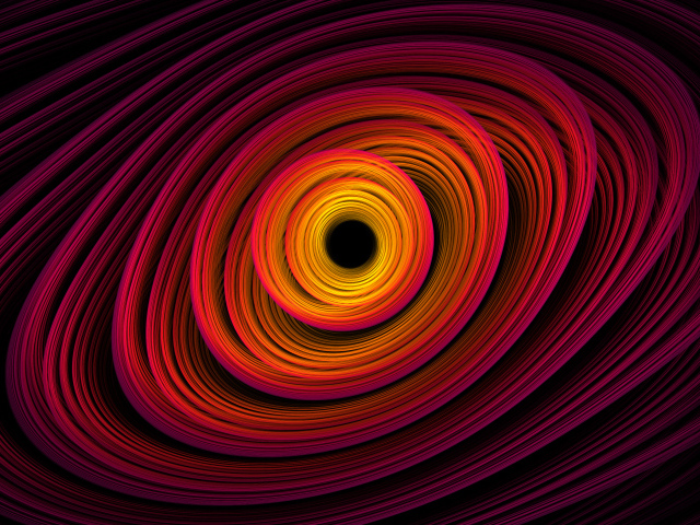 Фрактальная розовая спираль 