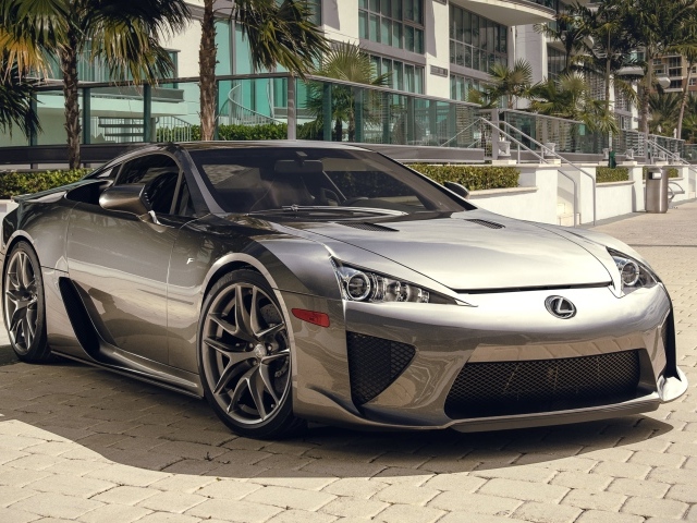 Дорогой автомобиль Lexus LFA Rain, 2019
