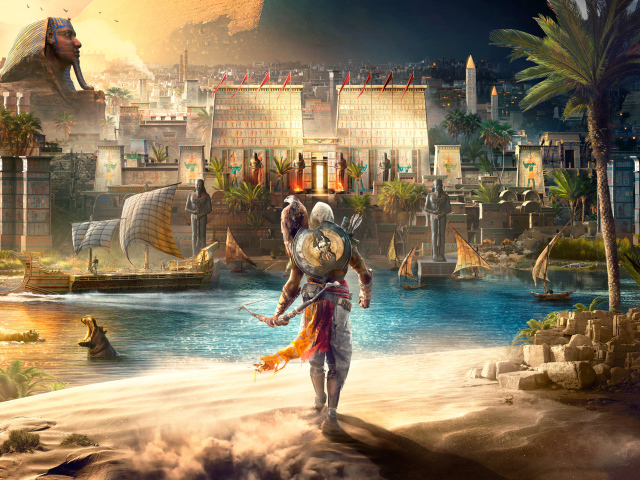 Кадр компьютерной игры Assassin's Creed Odyssey, 2018