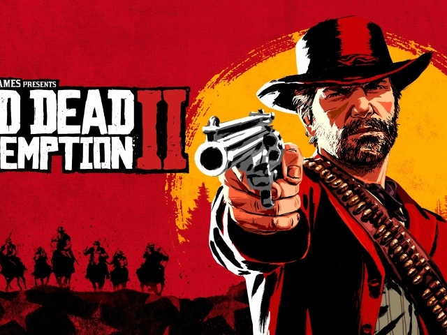 Постер компьютерной игры Red Dead Redemption 2, 2018