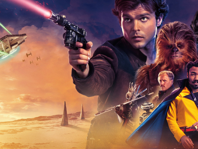 Постер нового фильма Соло. Звёздные войны. Истории, 2018