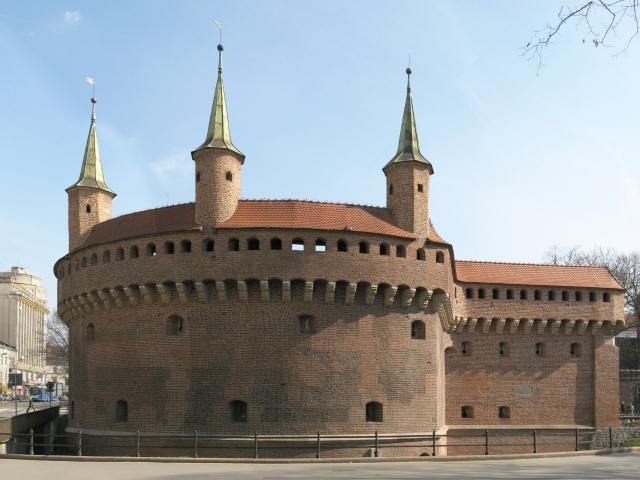 Сооружение Барбакан, Варшава. Польша