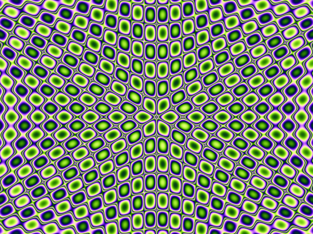 Красивый узор с оптической иллюзией 