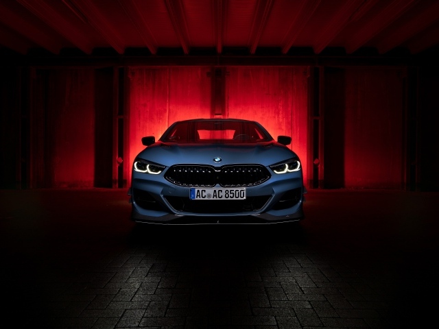 Автомобиль BMW I8 AC Schnitzer ACS8 с красной подсветкой