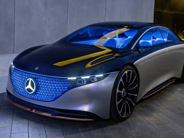 Автомобиль Mercedes-Benz Vision EQS 2019 года