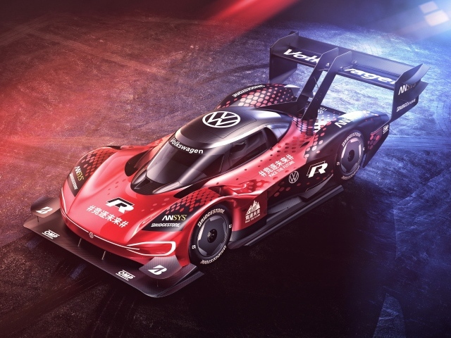 Гоночный автомобиль Volkswagen I.D. R Prototype 2019 года 