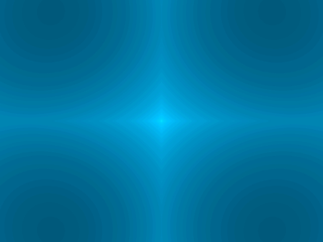 Голубой фон с кругами с яркой точке в середине 