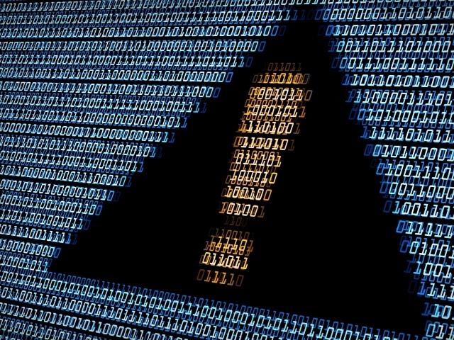 Восклицательный знак из цифрового кода