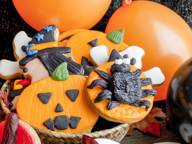 Печенье угощение на праздник Хэллоуин