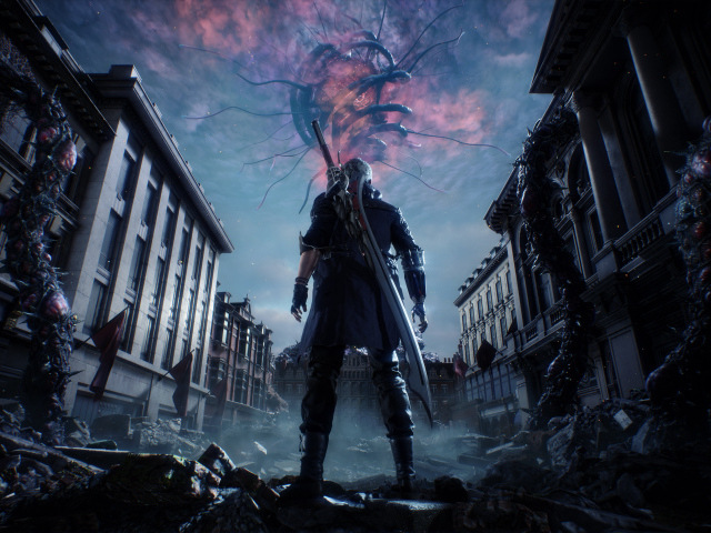 Персонаж новой компьютерной игры Devil May Cry 5, 2019 года