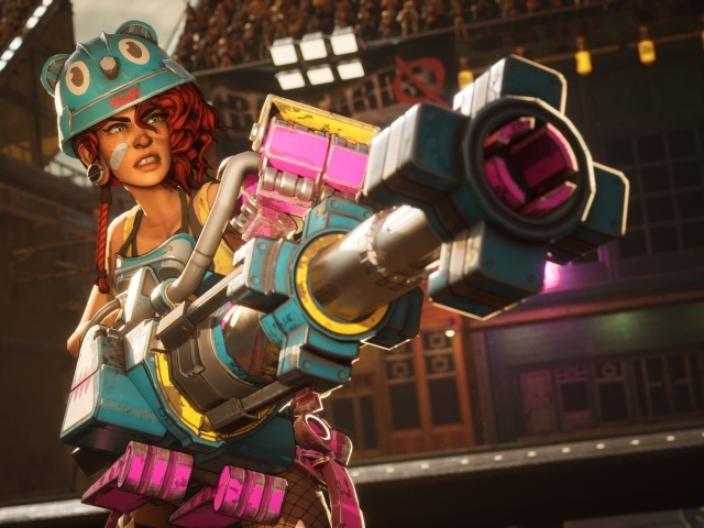 Кадр компьютерной игры Bleeding Edge, 2019