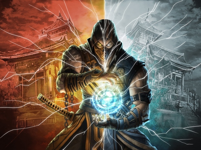 Скорпион персонаж компьютерной игры Mortal Kombat 11 