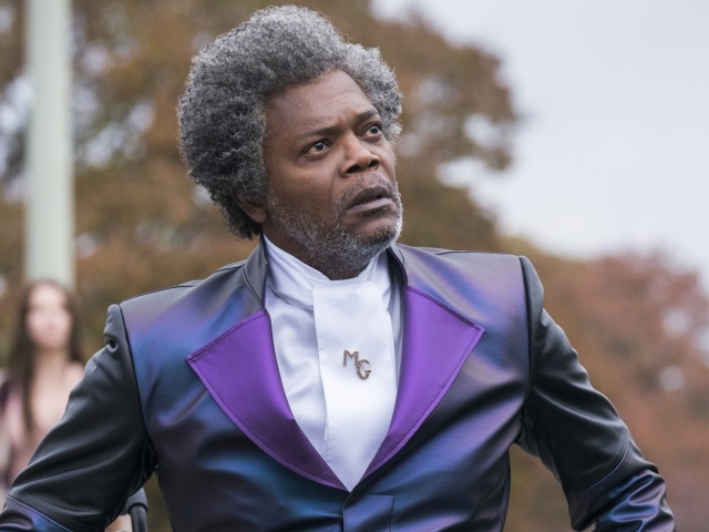 Актер Сэмюэл Лерой Джексон в фильме Стекло, 2019