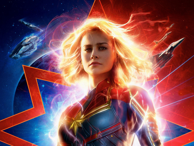 Актриса Бри Ларсон в новом фильме  Капитан Марвел