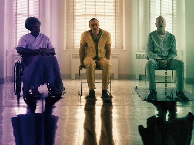 Кадр нового фильма Стекло, 2019