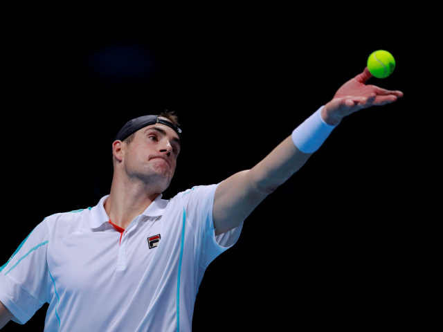 Американский профессиональный теннисист Джон Изнер