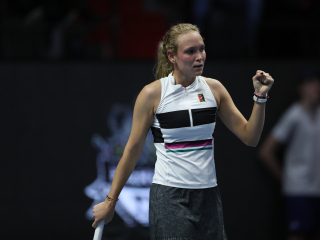 Теннисистка Донна Векич на корте