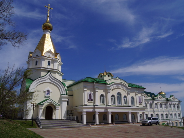 Спасо Преображенский кафедральный собор, город Хабаровск. Россия
