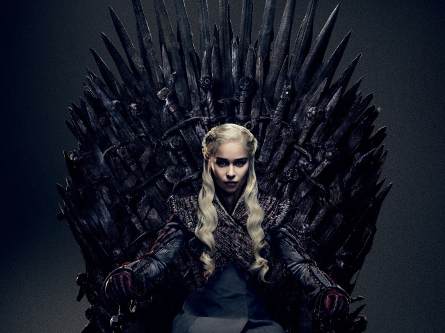 Персонаж Дейенерис Таргариен на троне фильм Игра престолов