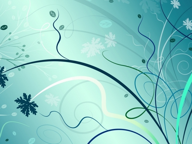 Абстрактные рисунки на голубом фоне 