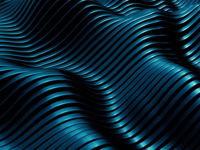 Черные абстрактные волны