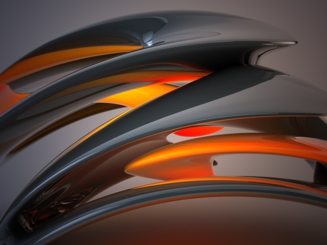 Разноцветные зигзаги на сером фоне